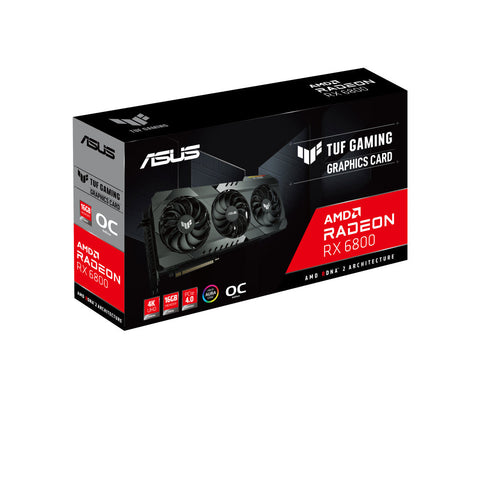 Tarjeta De Video Asus Tuf-Rx6800-O16G-Gaming 16Gb Gddr6 Hdmi, Display port Tarjeta De Video Asus Tuf-Rx6800-O16G-Gaming 16Gb Gddr6 Hdmi, Display port