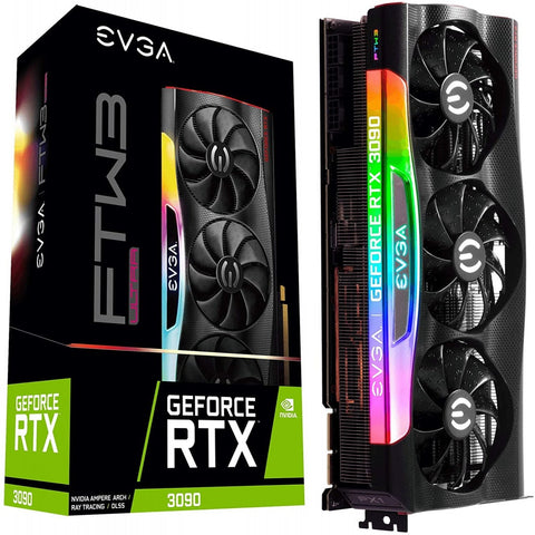 Tarjeta De Video Evga 24g-P5-3987-Kr Ge Force Rtx 3090 Ftw3 Ultra Gam Tarjeta De Video Evga 24g-P5-3987-Kr Ge Force Rtx 3090 Ftw3 Ultra Gam