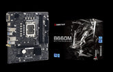 Tarjeta Madre Biostar B660mx-E Ddr4 Hdmi M.2 Sata Pcie 4.0 12th 1700