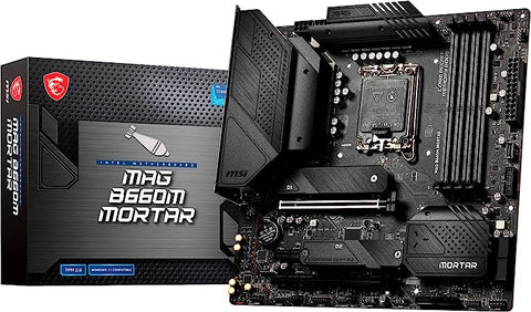 Tarjeta Madre Msi Mag B660m Mortar Ddr4 M.2 Pcie 4.0 12th 1700 Tarjeta Madre Msi Mag B660m Mortar Ddr4 M.2 Pcie 4.0 12th 1700