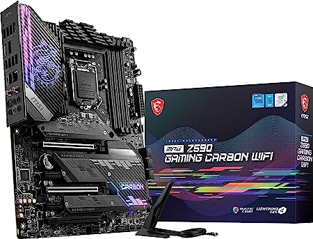 Tarjeta Madre Msi Mpg Z590 Gaming Carbon Wifi 6e Ddr4 M.2 Pcie4.0 1200 Tarjeta Madre Msi Mpg Z590 Gaming Carbon Wifi 6e Ddr4 M.2 Pcie4.0 1200