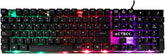 Teclado Alambrico Acteck-X Aurean X100usb Led 3colores Negro Ac-929615