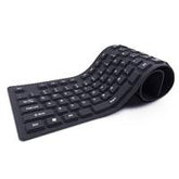 Teclado Brobotix Alambrico Usb, Flexible, Negro