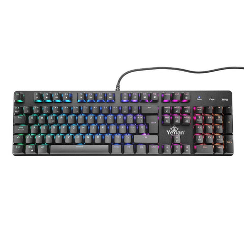 Teclado Gamer Yeyian Ykm-Ergb-02 Kusari Mecanic Switch Azul Rgb Teclado Gamer Yeyian Ykm-Ergb-02 Kusari Mecanic Switch Azul Rgb