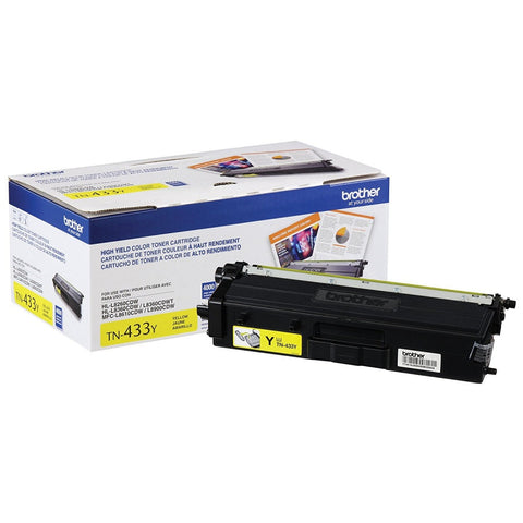 Toner Brother Amarillo Tn433y 4,000 Paginas Para Mfcl8900cdw Toner Brother Amarillo Tn433y 4,000 Paginas Para Mfcl8900cdw