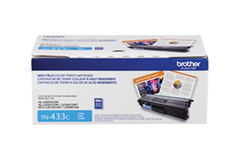 Toner Brother Cyan Tn433c 4,000 Paginas Para Mfcl8900cdw Toner Brother Cyan Tn433c 4,000 Paginas Para Mfcl8900cdw