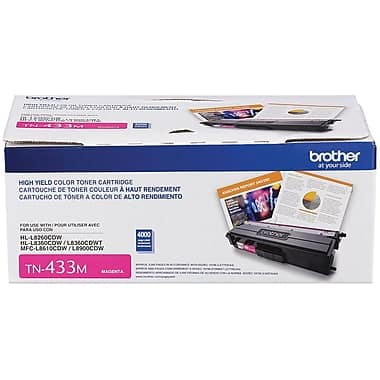 Toner Brother Magenta Tn433m 4,000 Paginas Para Mfcl8900cdw Toner Brother Magenta Tn433m 4,000 Paginas Para Mfcl8900cdw