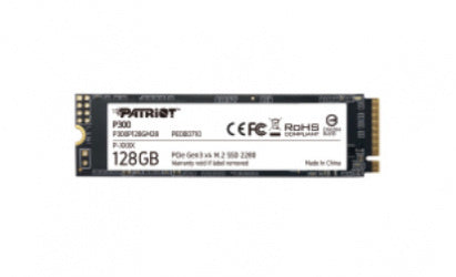 Unidad Ssd M.2 Patriot P300 128gb 2280 Pcie 3.0 X4 (P300p128gm28) Unidad Ssd M.2 Patriot P300 128gb 2280 Pcie 3.0 X4 (P300p128gm28)