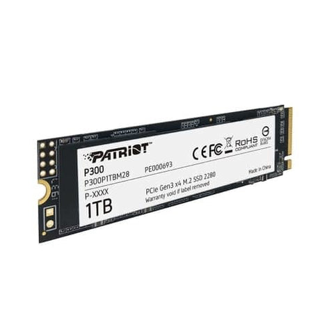 Unidad Ssd M.2 Patriot P300 1tb 2280 Pcie 3.0 X4 (P300p1tbm28) Unidad Ssd M.2 Patriot P300 1tb 2280 Pcie 3.0 X4 (P300p1tbm28)