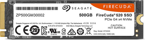 Unidad Ssd M.2 Seagate 500gb Zp500gm3a002 Firecuda 520 Nvme Pci Expres Unidad Ssd M.2 Seagate 500gb Zp500gm3a002 Firecuda 520 Nvme Pci Expres