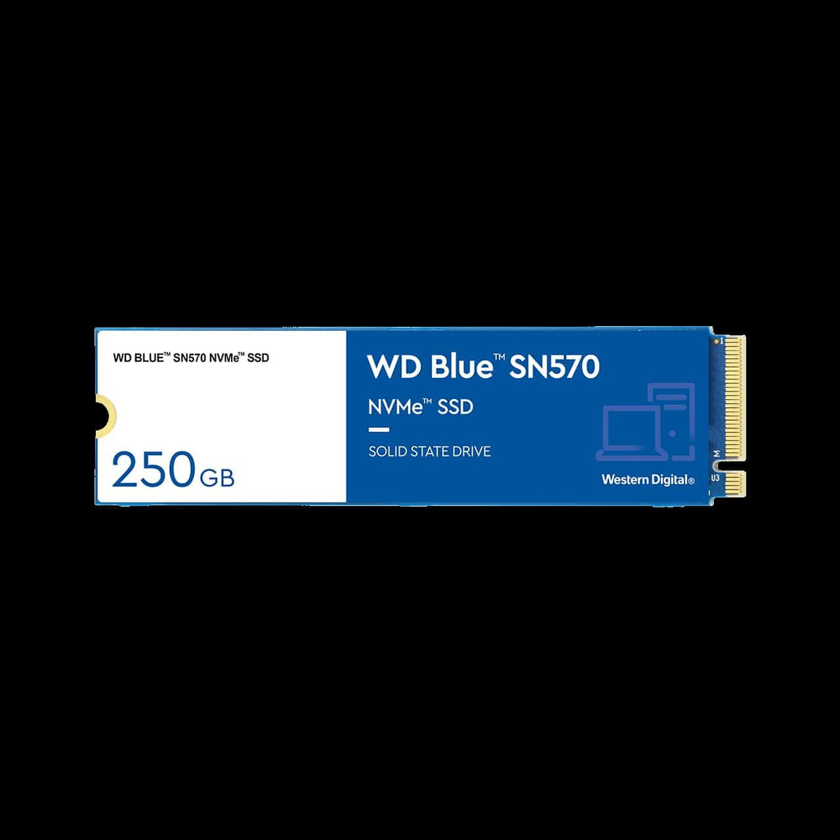 Unidad Ssd M.2 Western Digital Sn570 250gb Wds250g3b0c Blue Pcie