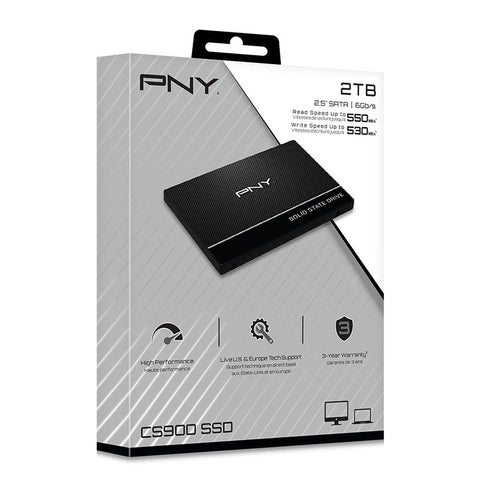 Unidad Ssd Pny 2tb Sata Lll 2.5" 550, 530 Mb, S Sr, Sw Ssd7cs900-2tb-Rb Unidad Ssd Pny 2tb Sata Lll 2.5" 550, 530 Mb, S Sr, Sw Ssd7cs900-2tb-Rb
