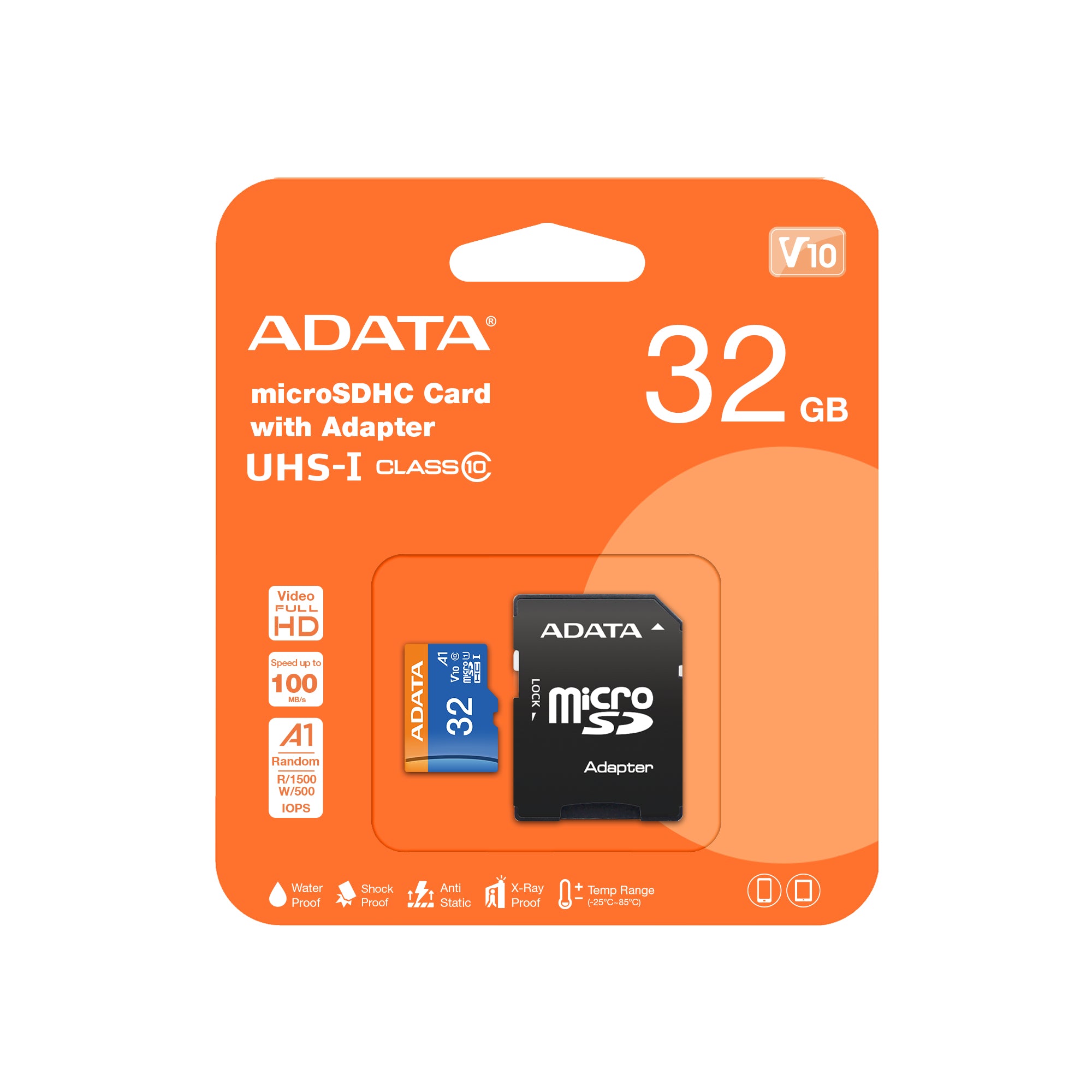 Memoria Micro Sdxc Adata 32Gb Uhs-I Cl10 A1 (Ausdh32Guicl10A1-Ra1)