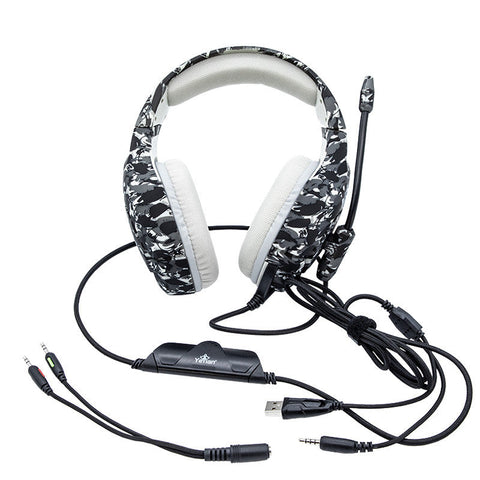 Yeyian Diadema Gamer Force Serie 3000, Camuflaje Gris S3000 LED/USB/3.5MM Yeyian Diadema Gamer Force Serie 3000, Camuflaje Gris S3000 LED/USB/3.5MM