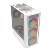 Gabinete Balam Media Torre Dragonfly II Gm745 Cristal Blanco Br-935975