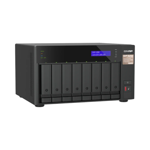 Nvr De 8 Bahias Vigilancia Ip Qnap (Qvp-85B-Us)