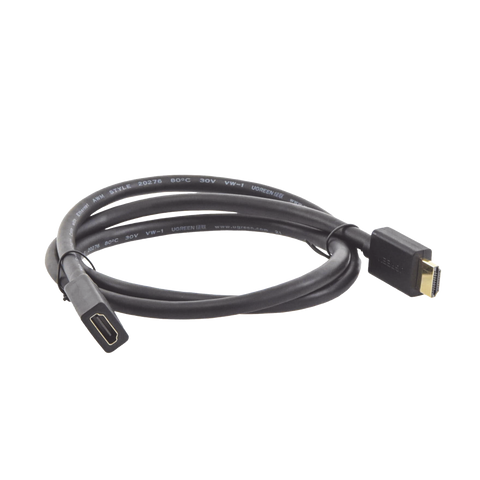 Cable Extensor HDMI de 1 Metro (3.28 Pies) | 4K@60Hz | 3D | HDR | Macho a Hembra | Núcleo de Cobre Estañado | Transmisión Estable