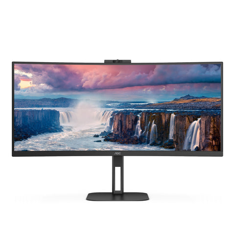 Monitor Curvo AOC 34" Ultra Wide – Resolución Quad HD 100Hz – Inmersión Total para Juegos y Trabajo – Asombroso