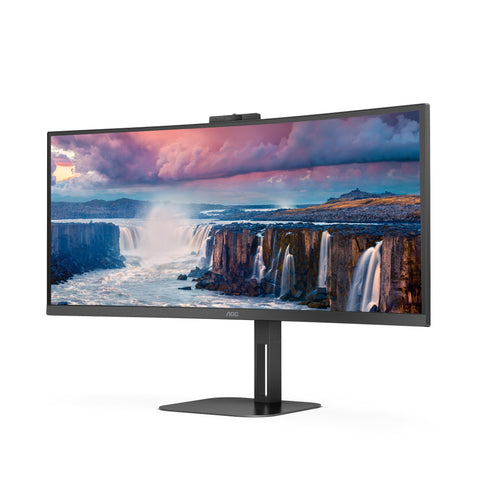Monitor Curvo AOC 34" Ultra Wide – Resolución Quad HD 100Hz – Inmersión Total para Juegos y Trabajo – Asombroso