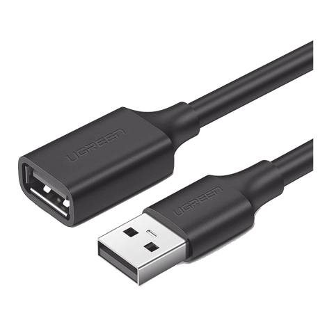 Cable Extensor USB 2.0 A a A - 1 metro - Macho-Hembra - Ultra Durabilidad - Núcleo de Cobre Estañado 28/22 AWG - Blindaje Interior Múltiple | Ideal para teclado, mouse, impresoras, etc.
