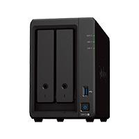 Servidor Nas Synology Ds723+ /2 Bahias Nucleo Doble Hasta 3.1 Ghz, 2 Pto Lan Giga, Usb 3.2 X2/ 2 Gb Ddr4/ Hot-Swap/Soporta 36 Tb Hasta 126Tb/ Soporta M.2 2280/ No Incluye Discos/ Amd Ryzen R1600