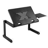 Base Elevadora Acteck Vault Couch Bc410 / Para Laptop / 18 Pul / Max 10 Kg / Antiderrapante / Altura Ajustable / Aluminio / Negro / Ac-934558