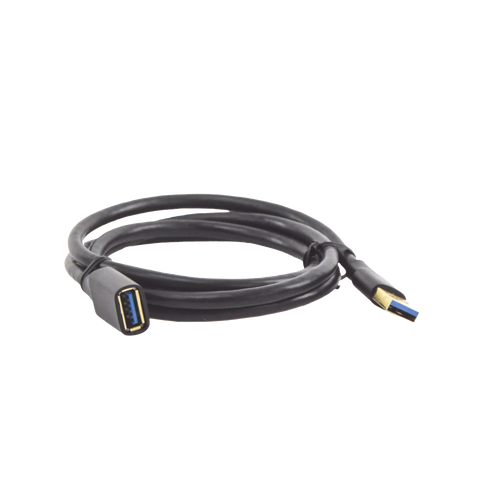 Cable Extensor USB 3.0 | 1 Metro | Macho-Hembra | 5 Gbps | Ultra Durabilidad | Núcleo de cobre estañado 28/22 AWG | Blindaje interior múltiple | Ideal para teclado, mouse , etc.