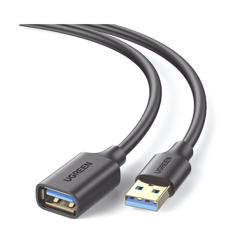 Cable Extensor USB 3.0 | 1 Metro | Macho-Hembra | 5 Gbps | Ultra Durabilidad | Núcleo de cobre estañado 28/22 AWG | Blindaje interior múltiple | Ideal para teclado, mouse , etc.