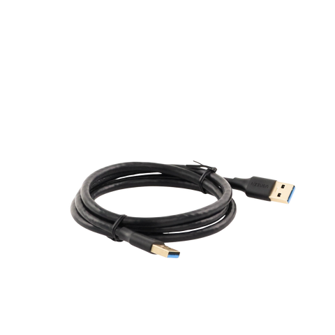 Cable USB-A 3.0 a USB-A 3.0 | 1 Metro | Macho a Macho | Conector Niquelado | Núcleo de Cobre Estañado | Blindaje Múltiple | Velocidad 5Gbps | No Requiere Controlador | Compatible con USB2.0 Y USB 1.1