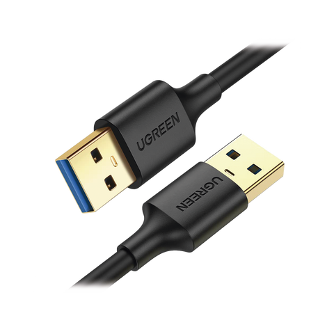 Cable USB-A 3.0 a USB-A 3.0 | 1 Metro | Macho a Macho | Conector Niquelado | Núcleo de Cobre Estañado | Blindaje Múltiple | Velocidad 5Gbps | No Requiere Controlador | Compatible con USB2.0 Y USB 1.1