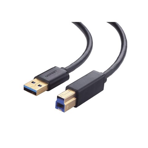 Cable USB-A 3.0 macho a USB-B macho | Ideal para Impresora, Escáner, Pianos, Barras de sonido, etc. | Plug & Play | Compatibilidad Universal | 2 metros