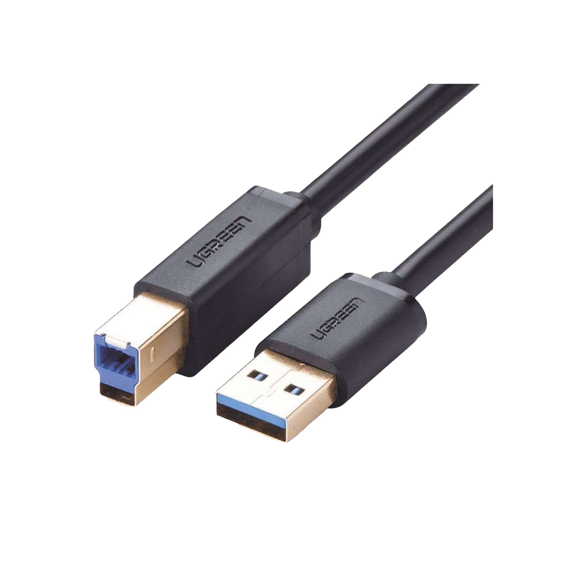 Cable USB-A 3.0 macho a USB-B macho | Ideal para Impresora, Escáner, Pianos, Barras de sonido, etc. | Plug & Play | Compatibilidad Universal | 2 metros