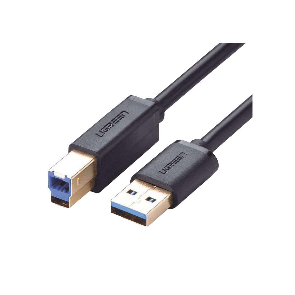Cable USB-A 3.0 macho a USB-B macho | Ideal para Impresora, Escáner, Pianos, Barras de sonido, etc. | Plug & Play | Compatibilidad Universal | 2 metros