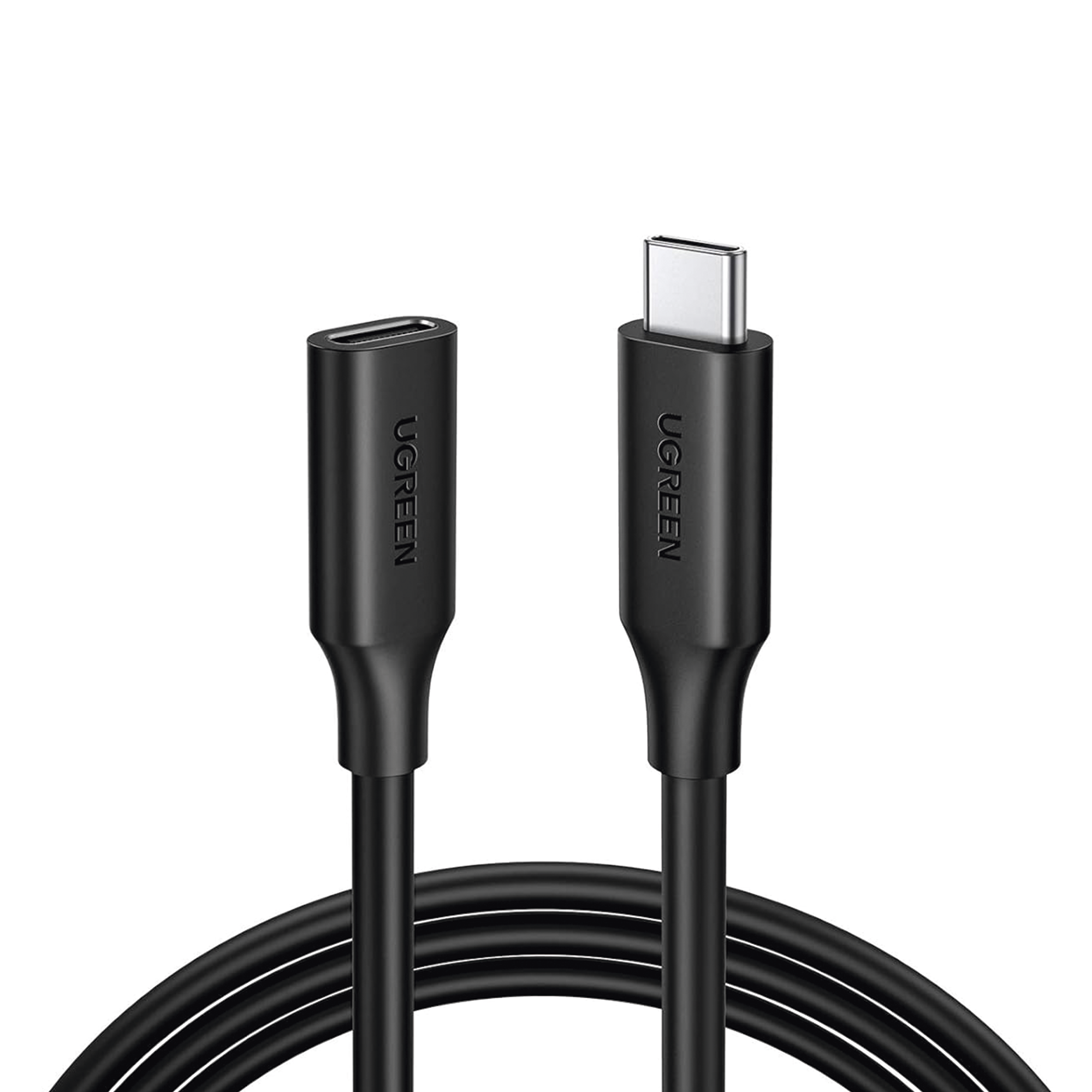 Cable USB-C Macho a USB-C Hembra - 1metro - USB-C 3.1 Gen 2 - Compatible con Thunderbolt 3 - TPE - Transferencia de Datos 10 Gbps - Soporta hasta 100W para Carga Rápida - Reversible.
