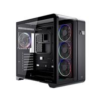 GABINETE GAMER BALAM RUSH TANK EXPERT CURVE 7400, MEDIA TORRE,  ATX - M-ATX - ITX, con CRISTAL TEMPLADO, PANTALLA DE MONITOREO, SOPORTE PARA ENFRIAMIENTO, ILUMINACION ARGB - BR-941594
