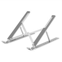 SOPORTE MANHATTAN 462617, SOPORTE DE ALUMINIO PARA LAPTOP O TABLET CON ELEVACIÓN AJUSTABLE