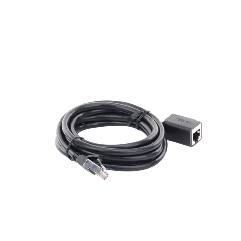 Cable de Extensión Cat6 RJ45 F/UTP | Macho a Hembra | 2 Metros (6.56 Pies) | Método de Conexión 568B | Velocidad de Transmisión 1000Mbps | Ancho de Banda del Canal 250MHz | Caja de Cobre | Negro