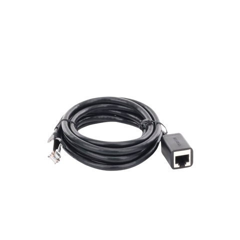 Cable de Extensión Cat6 RJ45 F/UTP | Macho a Hembra | 2 Metros (6.56 Pies) | Método de Conexión 568B | Velocidad de Transmisión 1000Mbps | Ancho de Banda del Canal 250MHz | Caja de Cobre | Negro