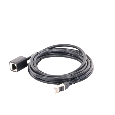 Cable de Extensión Cat6 RJ45 F/UTP | Macho a Hembra | 3 Metros (9.84 Pies) | Método de Conexión 568B | Velocidad de Transmisión 1000Mbps | Ancho de Banda del Canal 250MHz | Caja de Cobre | Negro