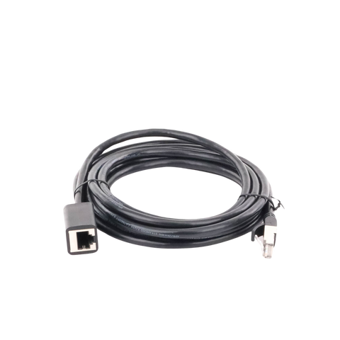 Cable de Extensión Cat6 RJ45 F/UTP | Macho a Hembra | 3 Metros (9.84 Pies) | Método de Conexión 568B | Velocidad de Transmisión 1000Mbps | Ancho de Banda del Canal 250MHz | Caja de Cobre | Negro