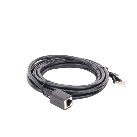 Cable de Extensión Cat6 RJ45 F/UTP | Macho a Hembra | 3 Metros (9.84 Pies) | Método de Conexión 568B | Velocidad de Transmisión 1000Mbps | Ancho de Banda del Canal 250MHz | Caja de Cobre | Negro