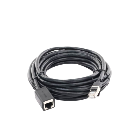 Cable de Extensión Cat6 RJ45 F/UTP | Macho a Hembra | 5 Metros (16.40 Pies) | Método de Conexión 568B | Velocidad de Transmisión 1000Mbps | Ancho de Banda del Canal 250MHz | Caja de Cobre | Negro