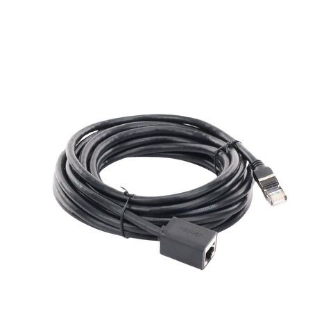 Cable de Extensión Cat6 RJ45 F/UTP | Macho a Hembra | 5 Metros (16.40 Pies) | Método de Conexión 568B | Velocidad de Transmisión 1000Mbps | Ancho de Banda del Canal 250MHz | Caja de Cobre | Negro