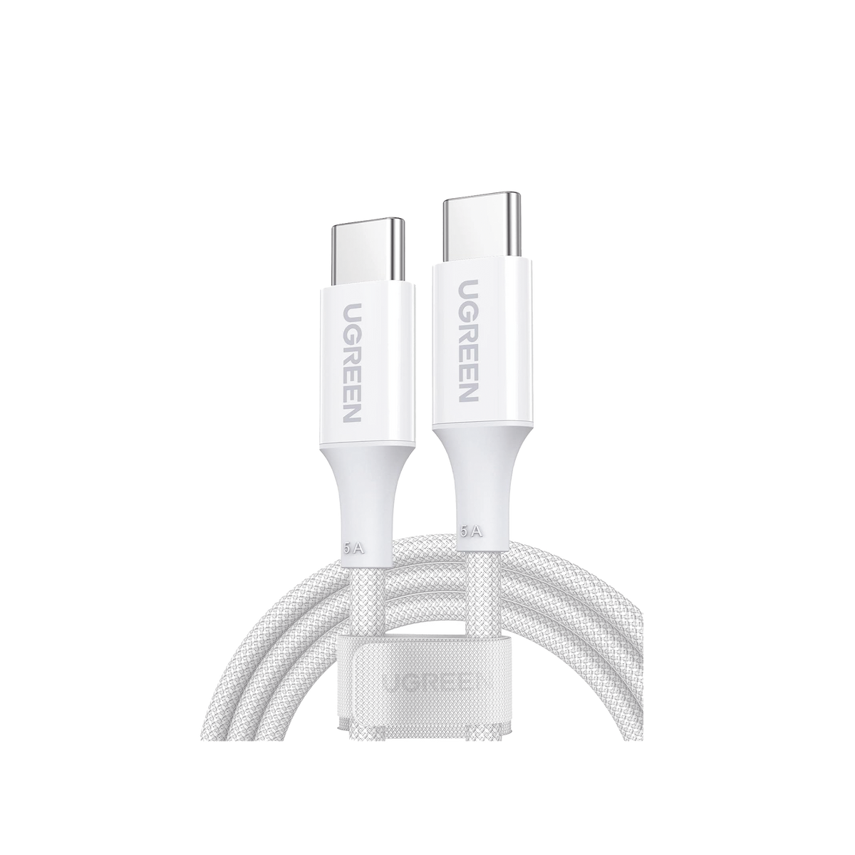 Cable USB-C a USB-C - 2 Metros - Potencia de Carga 100W - 20V 5A - PD3.0 - QC4.0/3.0/2.0 - FPC - AFC - 480 Mbps - Chip E-Market - Compatible con IPhone 15 - Carcasa de Aluminio - Nylon Trenzado.