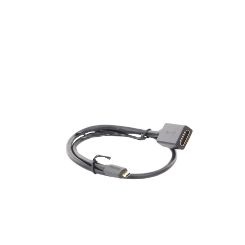 Adaptador Micro HDMI a HDMI (HDMI Tipo D) | 18Gbps | 4K@60Hz | HDR | Tecnología 3D | ARC | Carcasa PC+ABS | HDCP | Longitud de 22 cm (8.66 pulgadas)