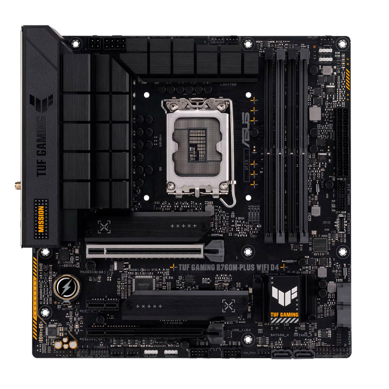 Tarjeta Madre Asus Tuf Gaming B760M-Plus Wifi II Socket 1700, Wifi 6E, Ddr5