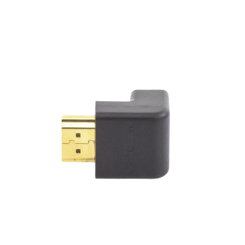 Adaptador HDMI de 90 Grados Macho a Hembra | Hacia Arriba | HDMI 2.0 4K@60Hz | Proporciona Flexibilidad Sin Doblar los Cables HDMI