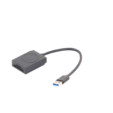 Lector de tarjetas USB-A 3.0 a MicroSD (TF) | SD - 5Gbps - Soporta hasta 2TB - Soporta Windows/Mac OS/Linux/Android - Lectura de Tarjetas Simultánea - No Requiere Controlador - Cable de 15cm.
