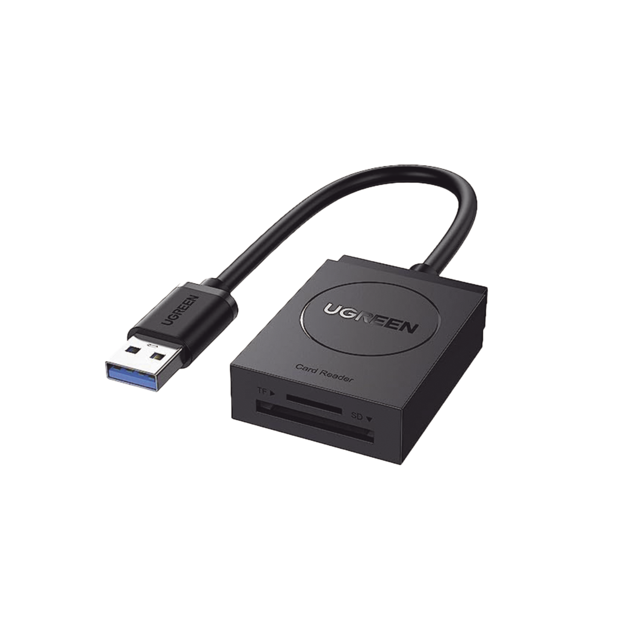 Lector de tarjetas USB-A 3.0 a MicroSD (TF) | SD - 5Gbps - Soporta hasta 2TB - Soporta Windows/Mac OS/Linux/Android - Lectura de Tarjetas Simultánea - No Requiere Controlador - Cable de 15cm.