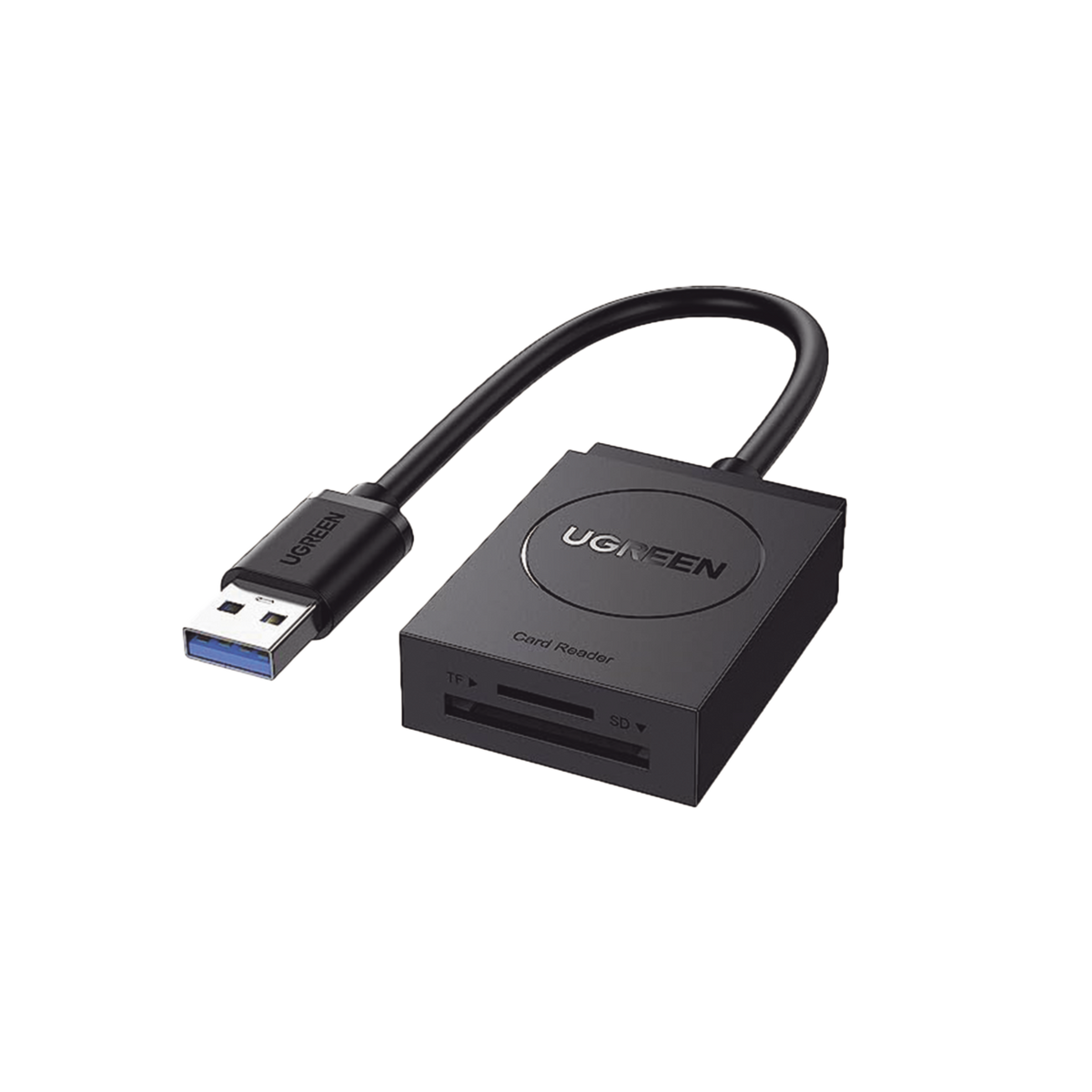 Lector de tarjetas USB-A 3.0 a MicroSD (TF) | SD - 5Gbps - Soporta hasta 2TB - Soporta Windows/Mac OS/Linux/Android - Lectura de Tarjetas Simultánea - No Requiere Controlador - Cable de 15cm.
